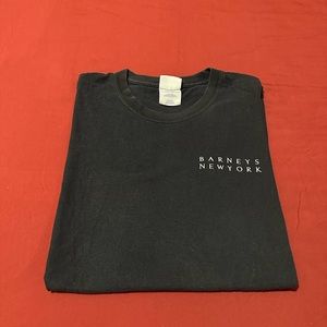 Barney’s New York Printed Logo Black Tee